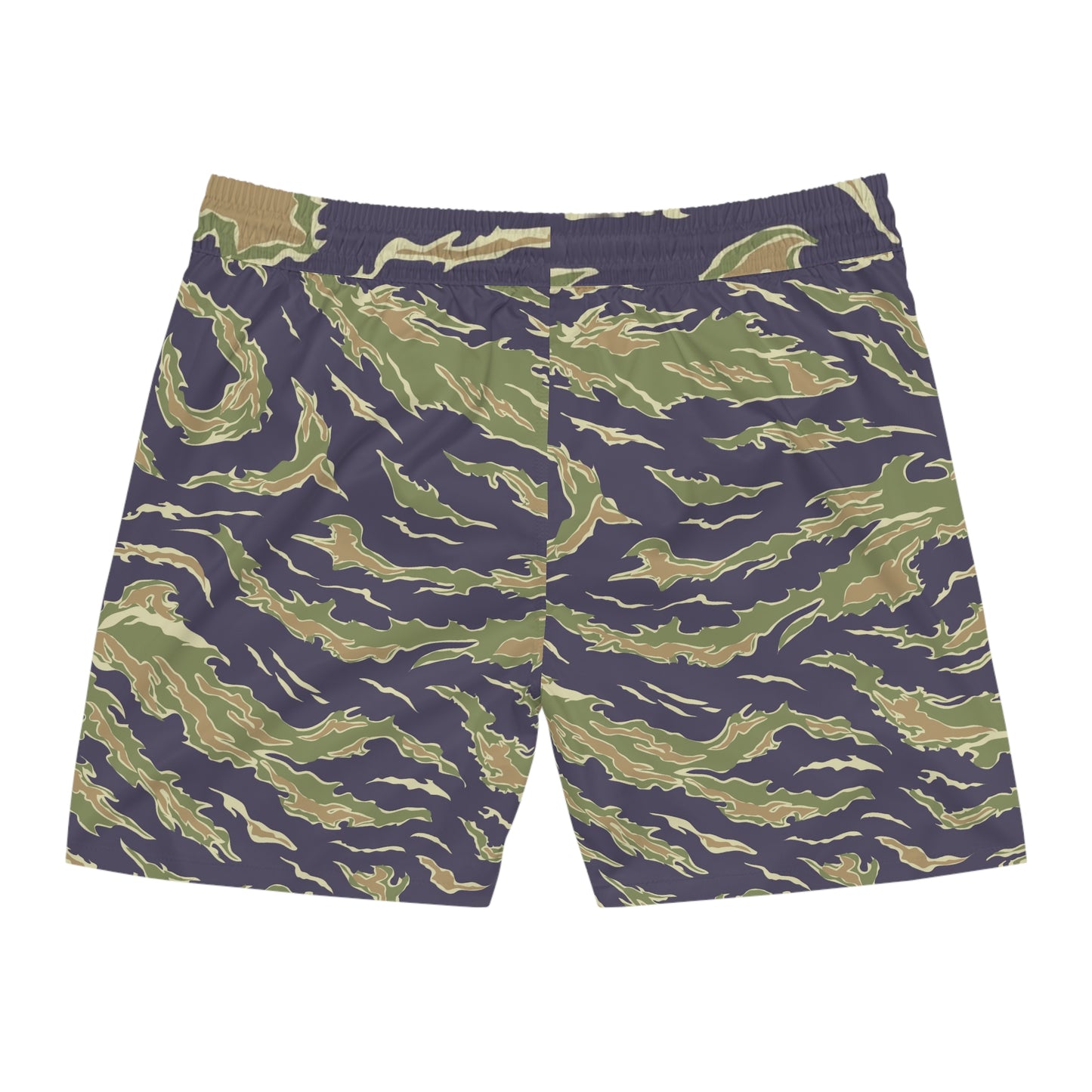 Tiger Stripe Men's Mid-Length Swim Shorts