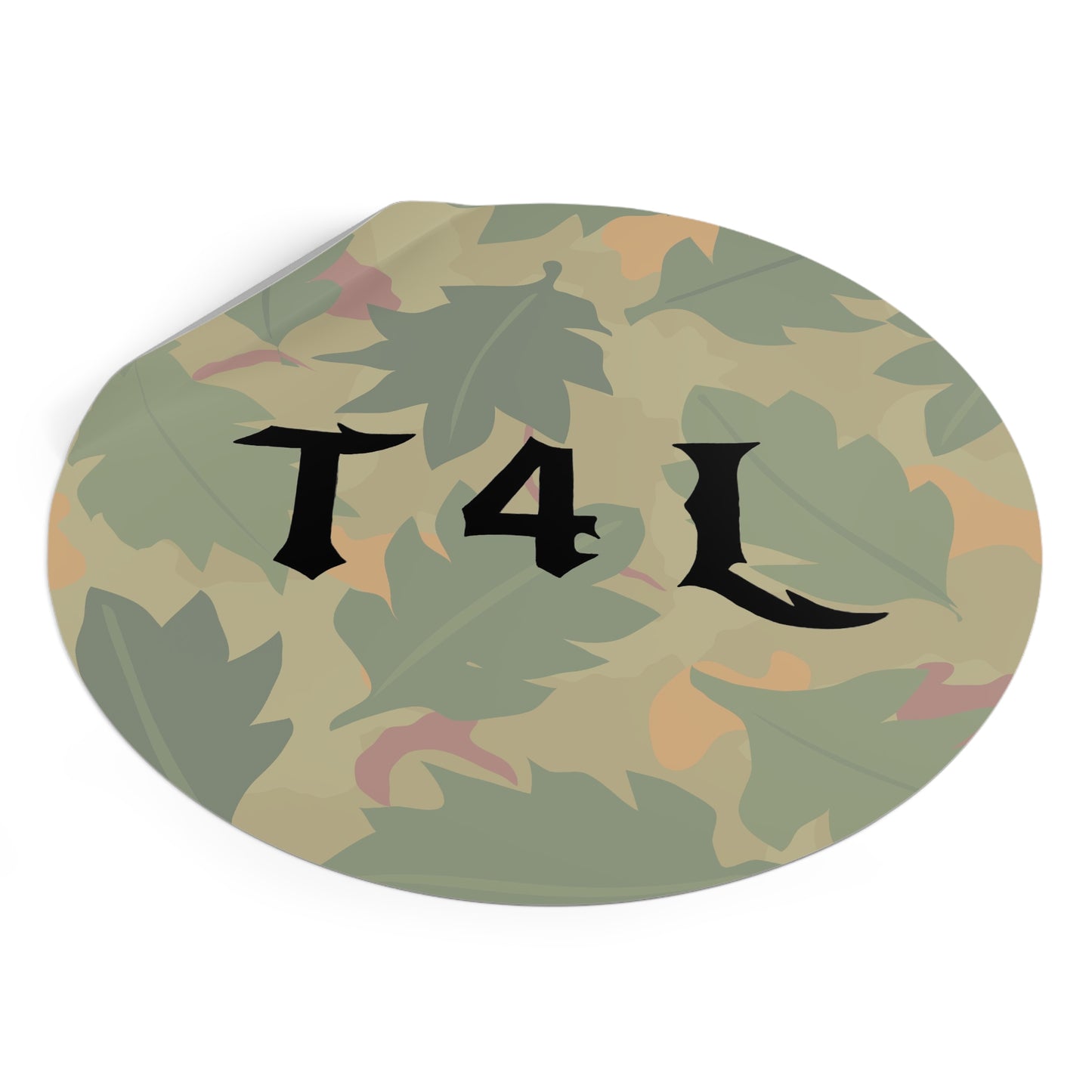 Leaf Camo Sticker