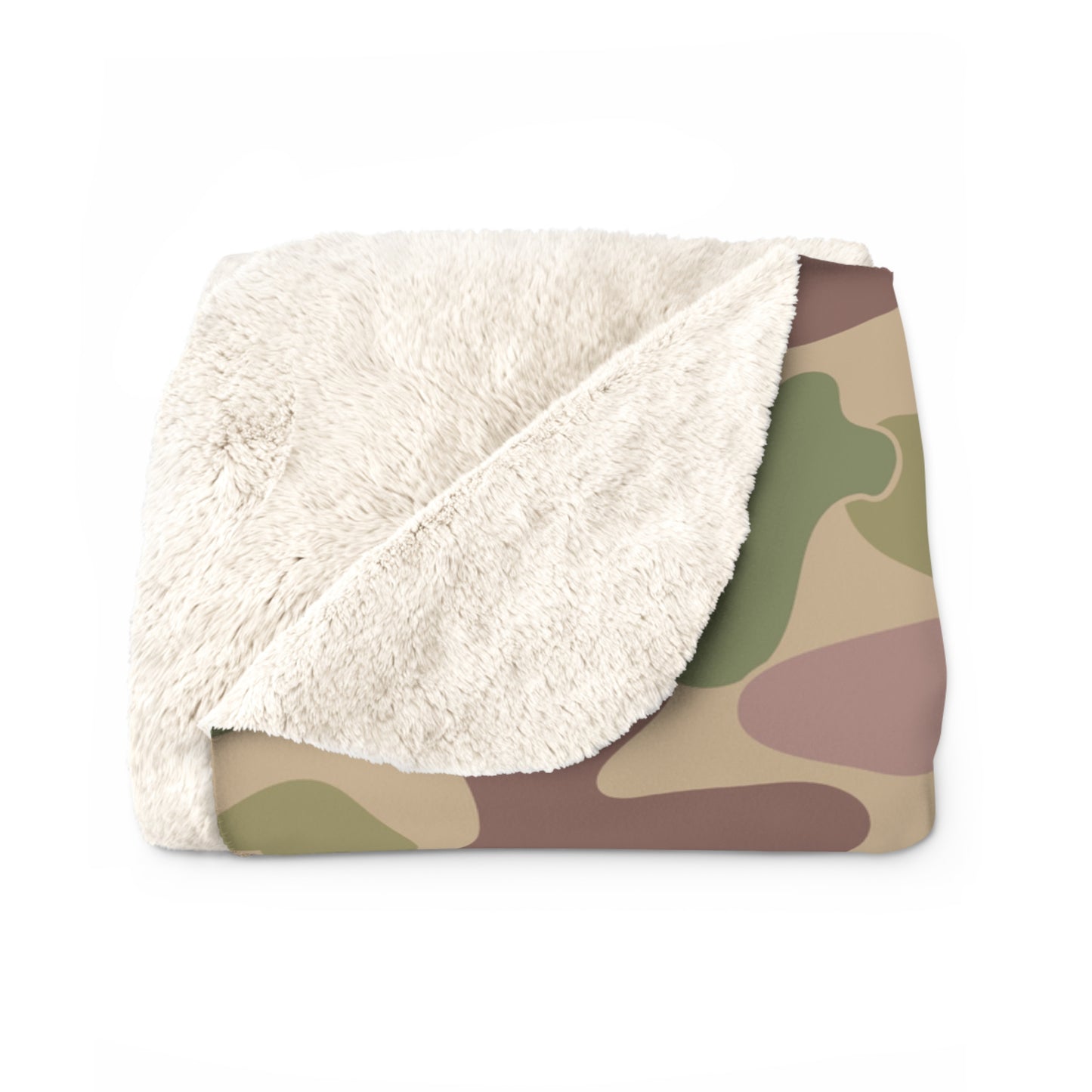 Retro Camo V2 Sherpa  Blanket