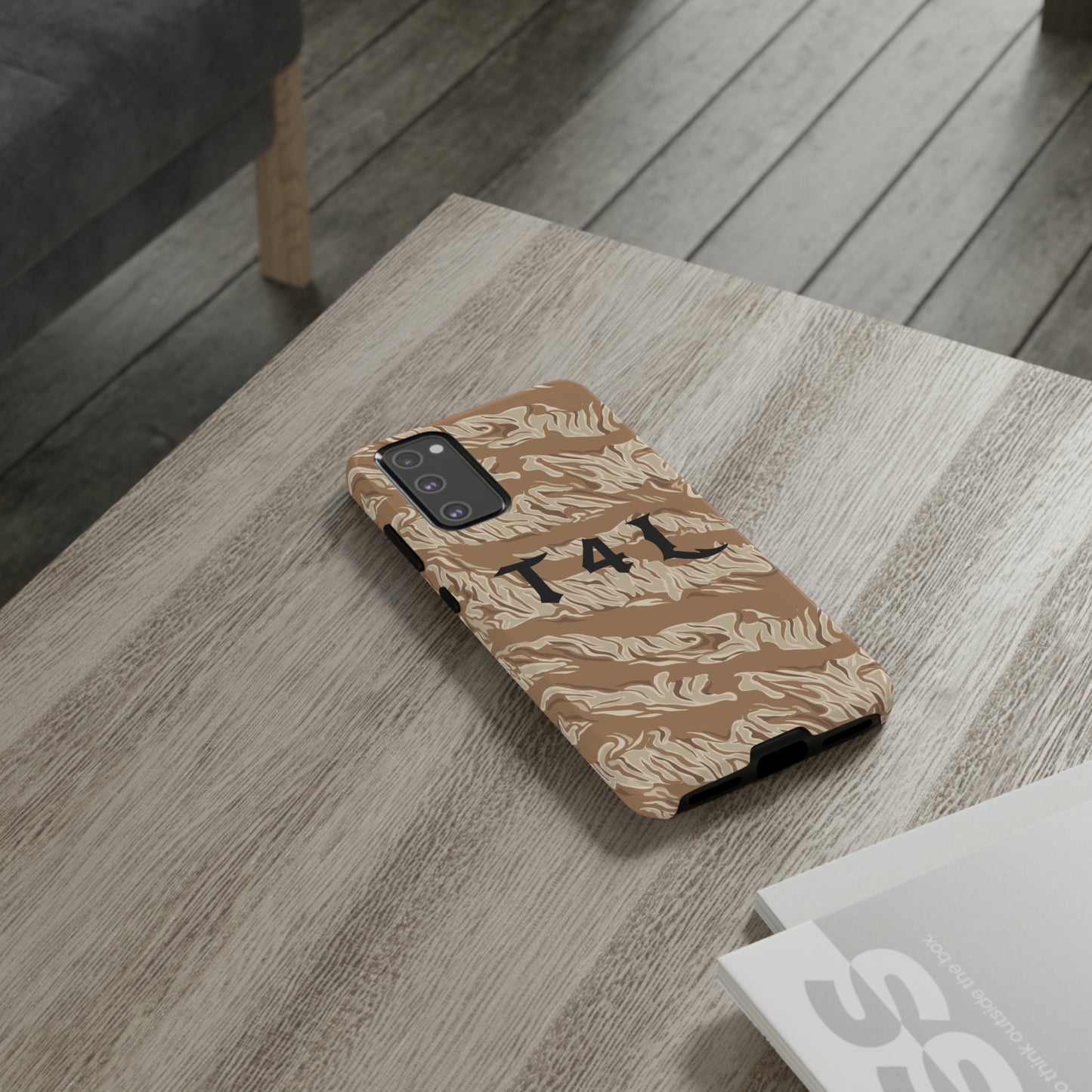 T4L Brown Tiger Stripe Phone Cases