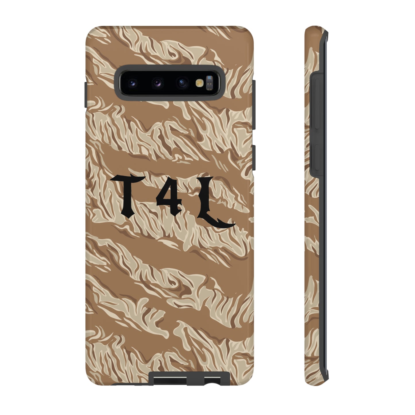 T4L Brown Tiger Stripe Phone Cases