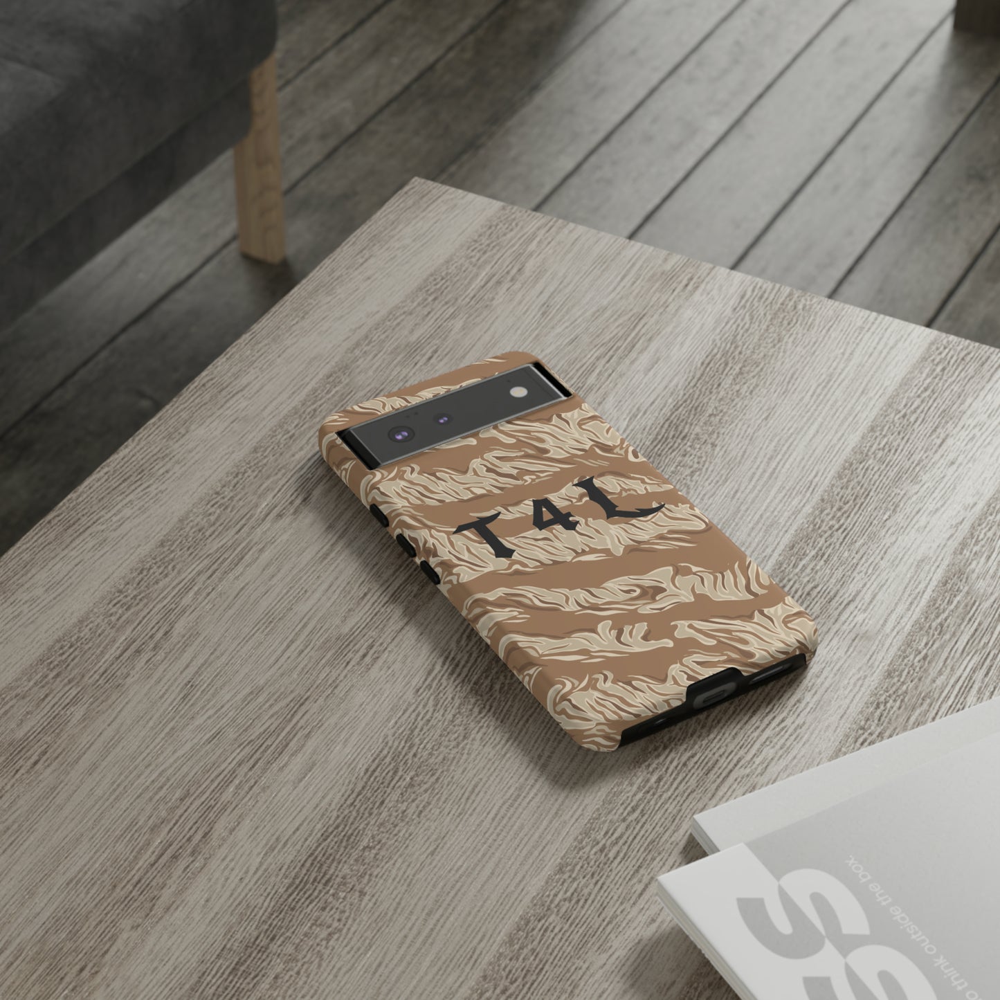 T4L Brown Tiger Stripe Phone Cases