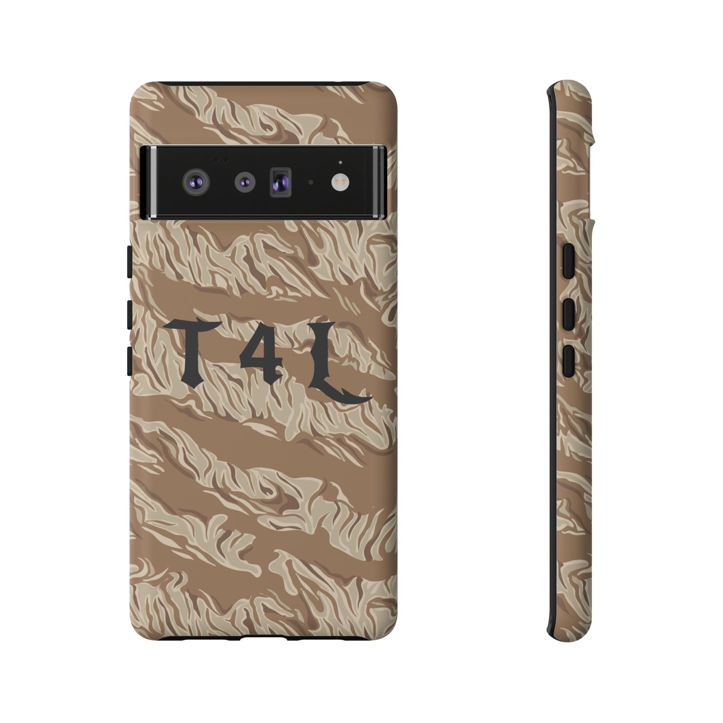 T4L Brown Tiger Stripe Phone Cases