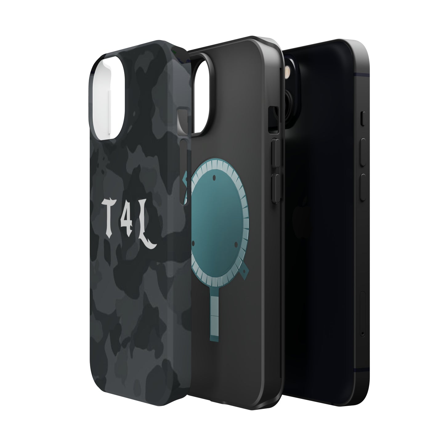 T4L Black Camo MagSafe Tough Cases