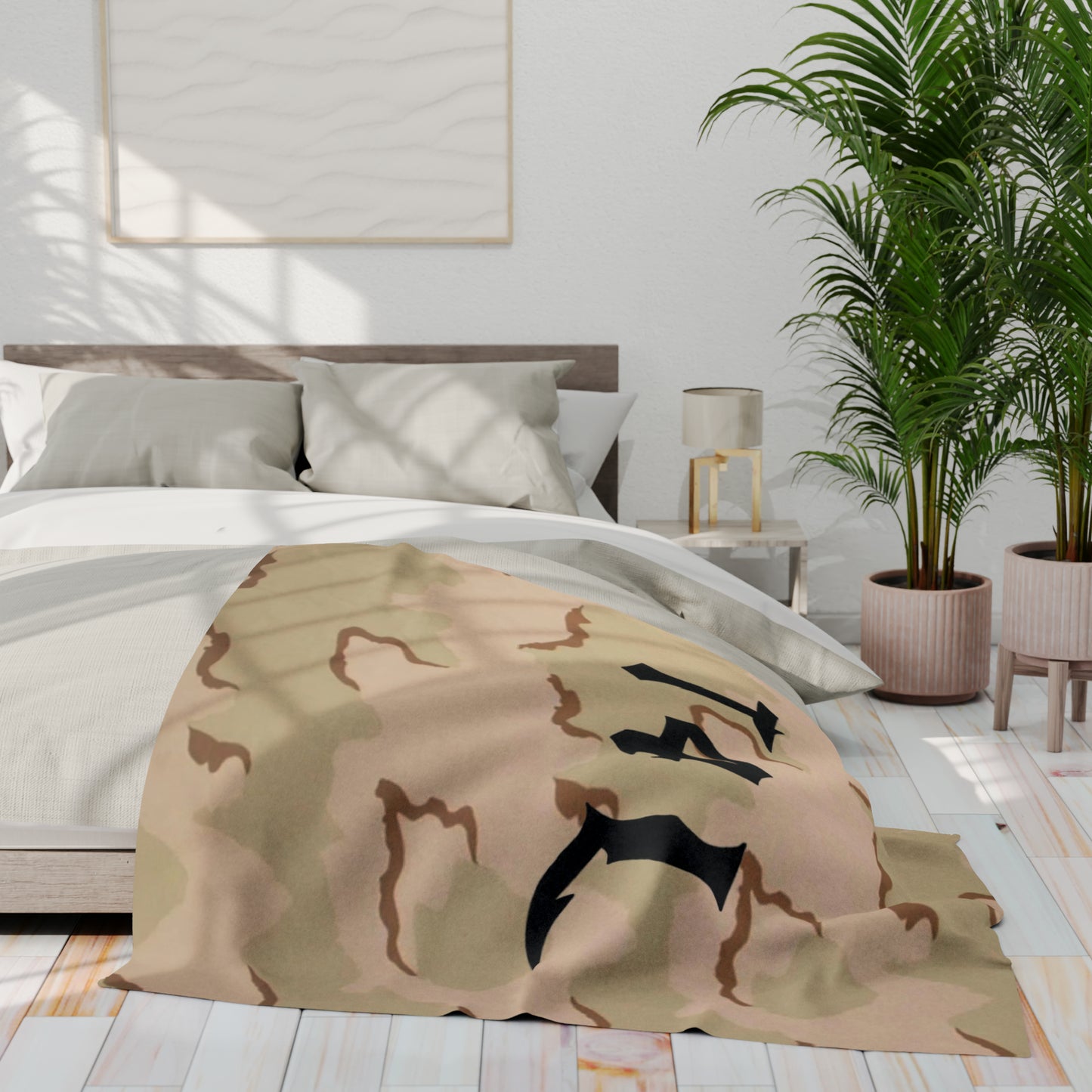 T4L Desert Camo Fleece Blanket