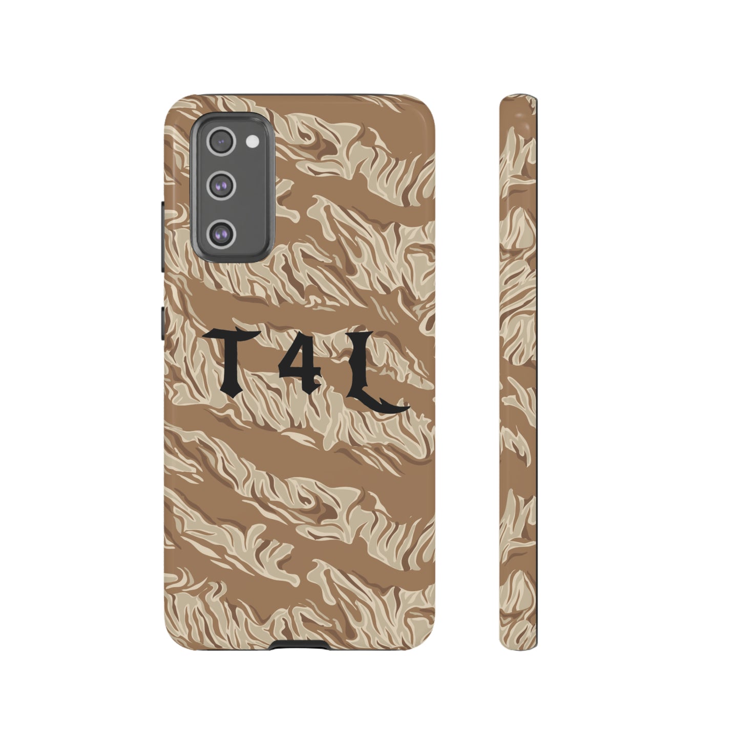 T4L Brown Tiger Stripe Phone Cases