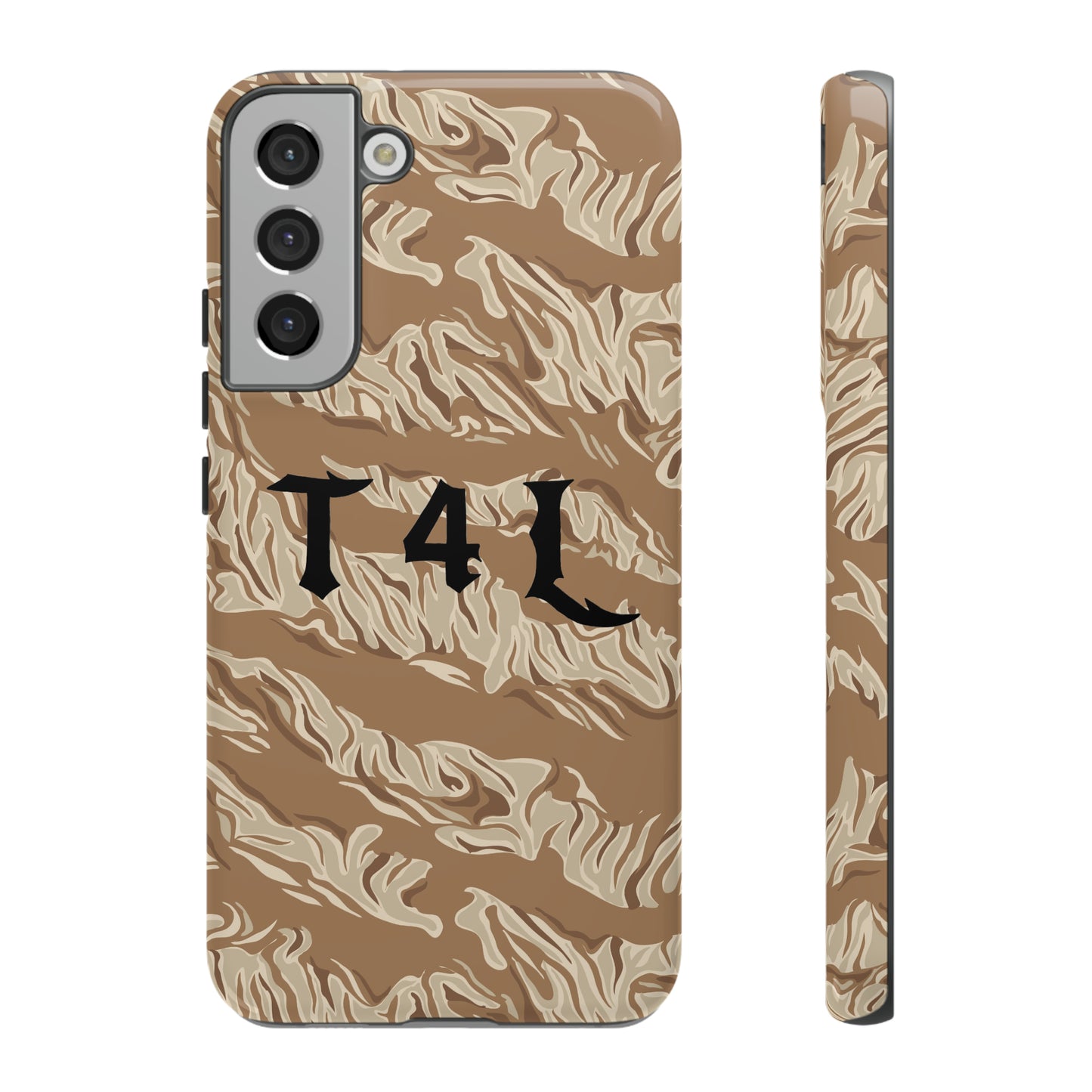 T4L Brown Tiger Stripe Phone Cases