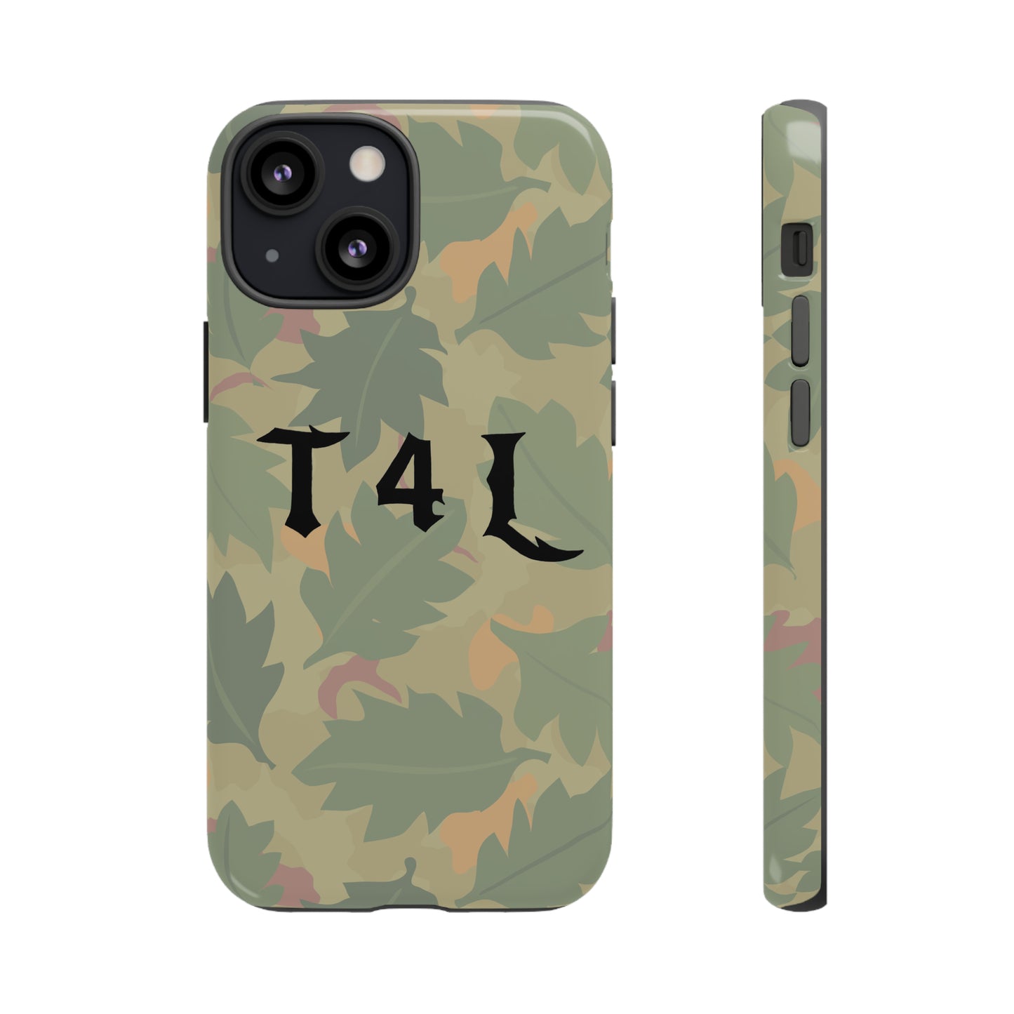 T4L leaf Camo Phone Cases