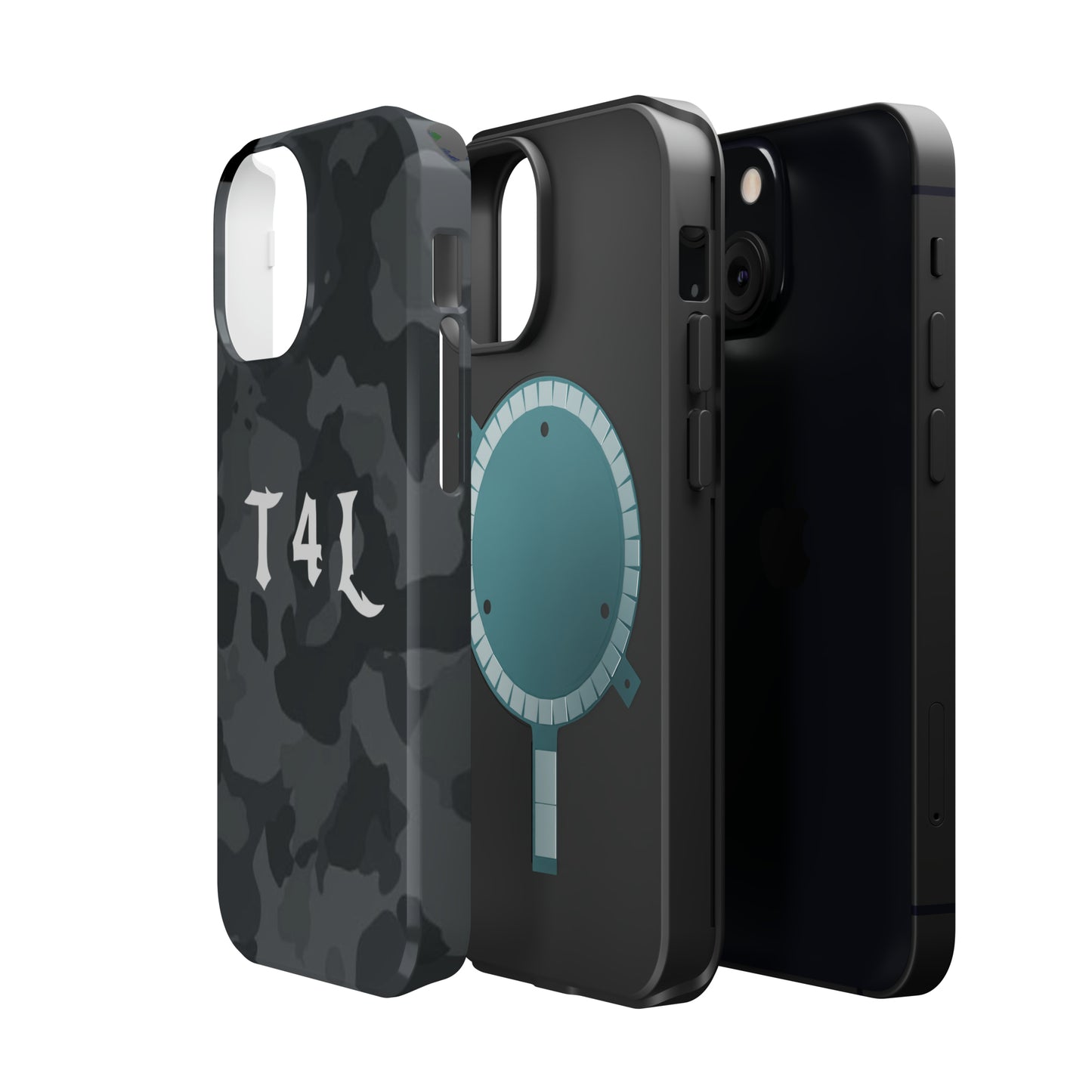 T4L Black Camo MagSafe Tough Cases