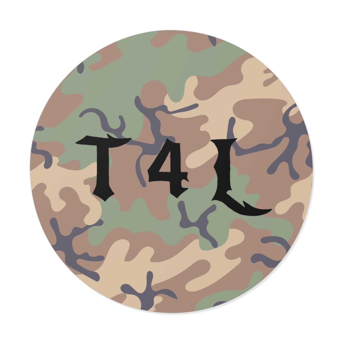 Woodland Camo Sticker