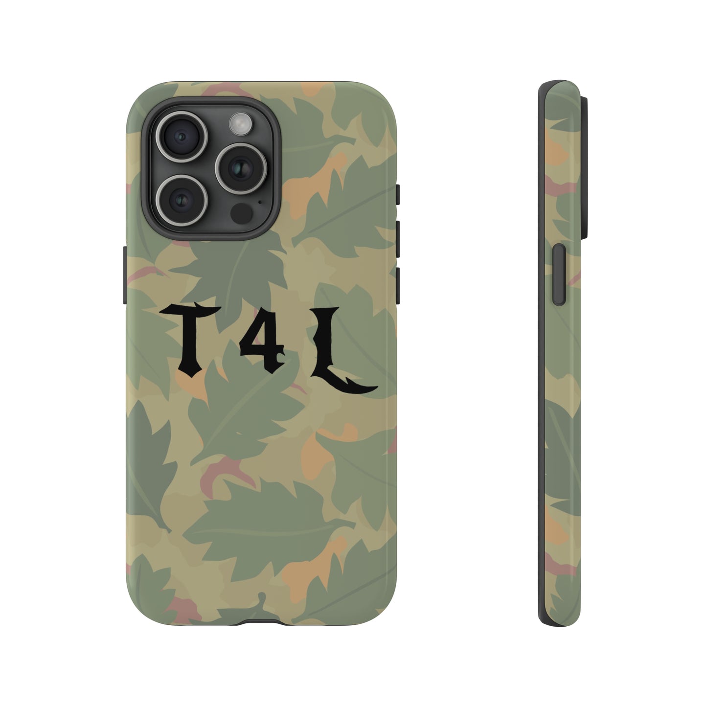 T4L leaf Camo Phone Cases