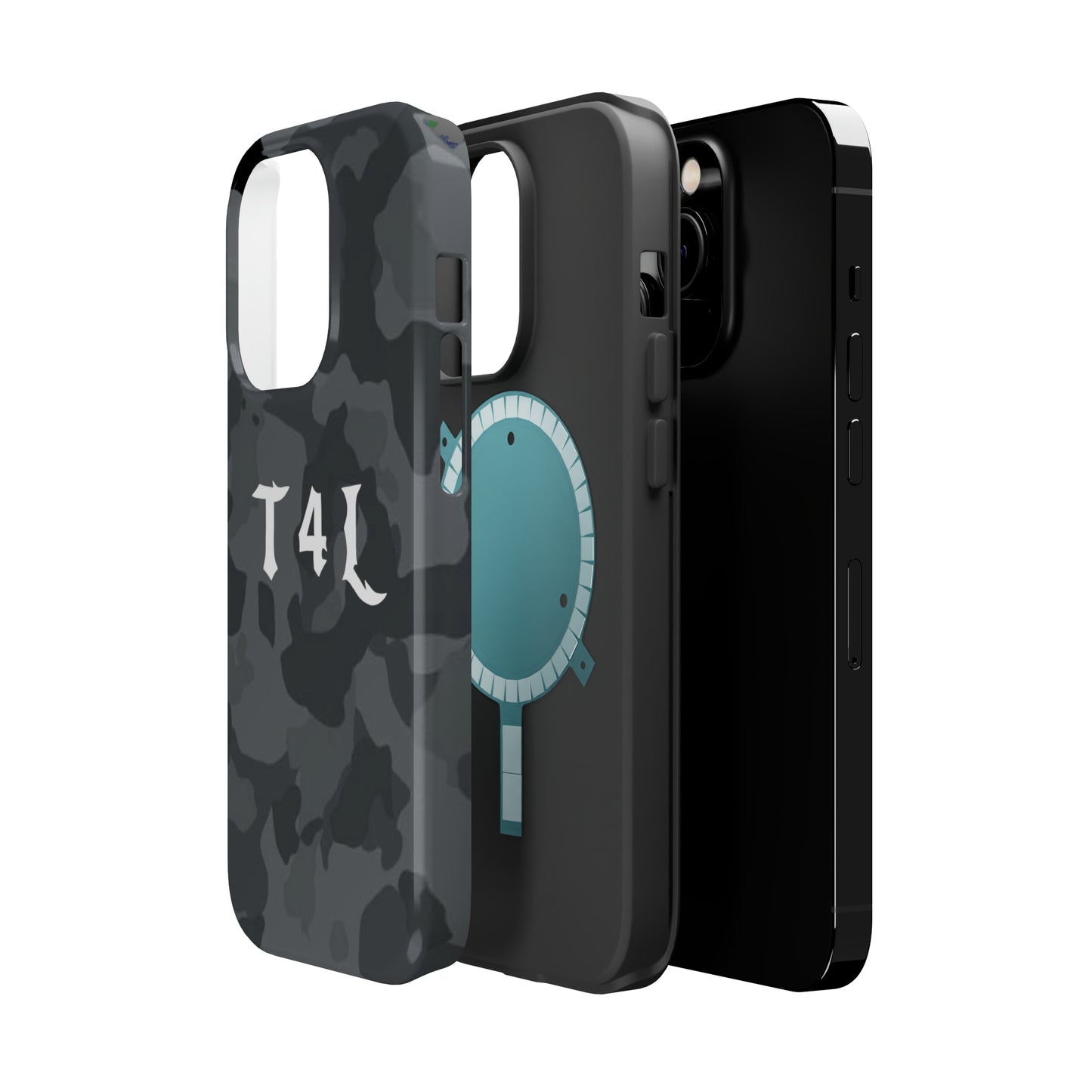 T4L Black Camo MagSafe Tough Cases