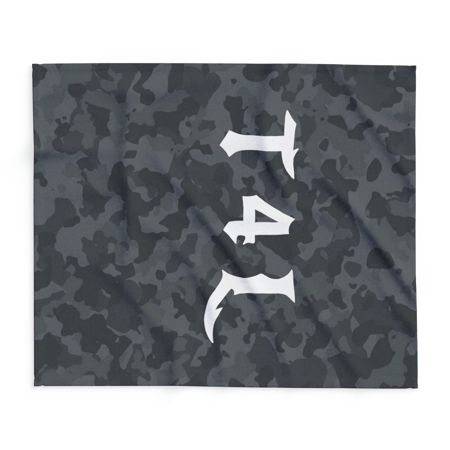 T4L Black Camo Fleece Blanket