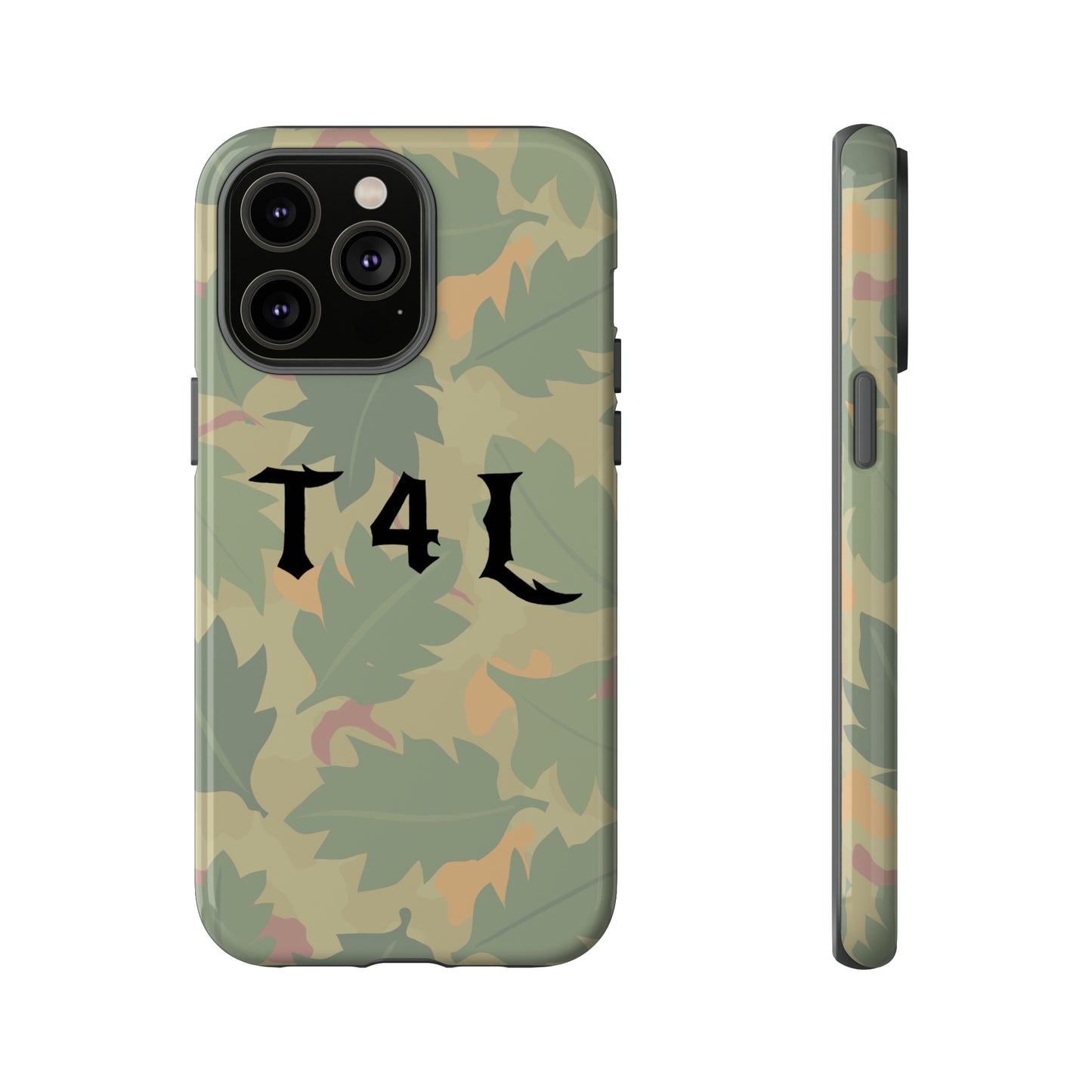 T4L leaf Camo Phone Cases