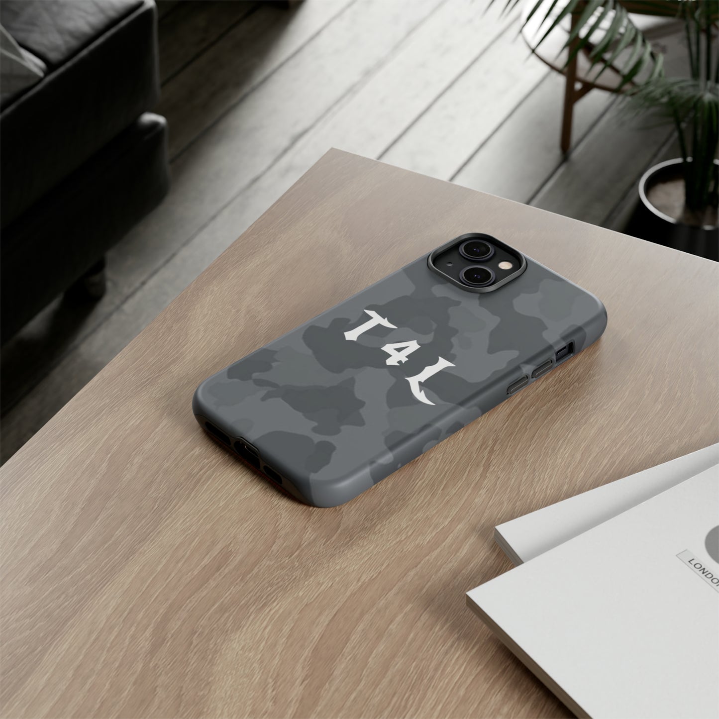 T4L Black Camo Phone Cases