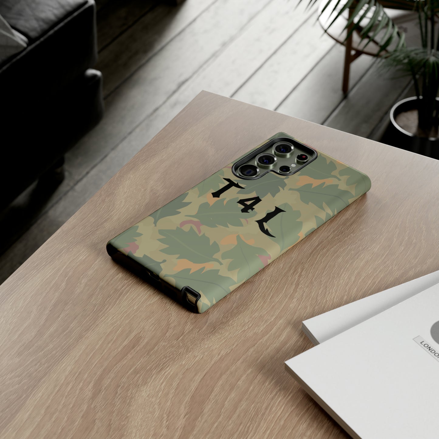 T4L leaf Camo Phone Cases