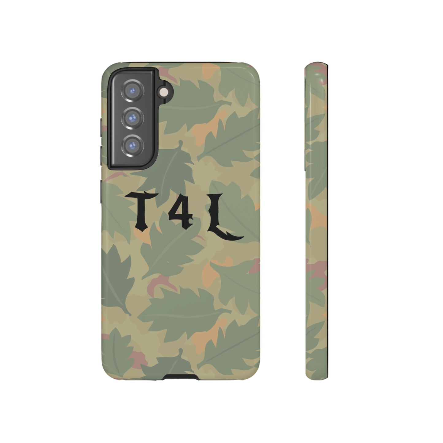 T4L leaf Camo Phone Cases