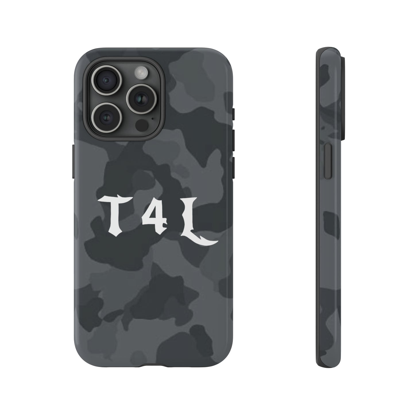 T4L Black Camo Phone Cases