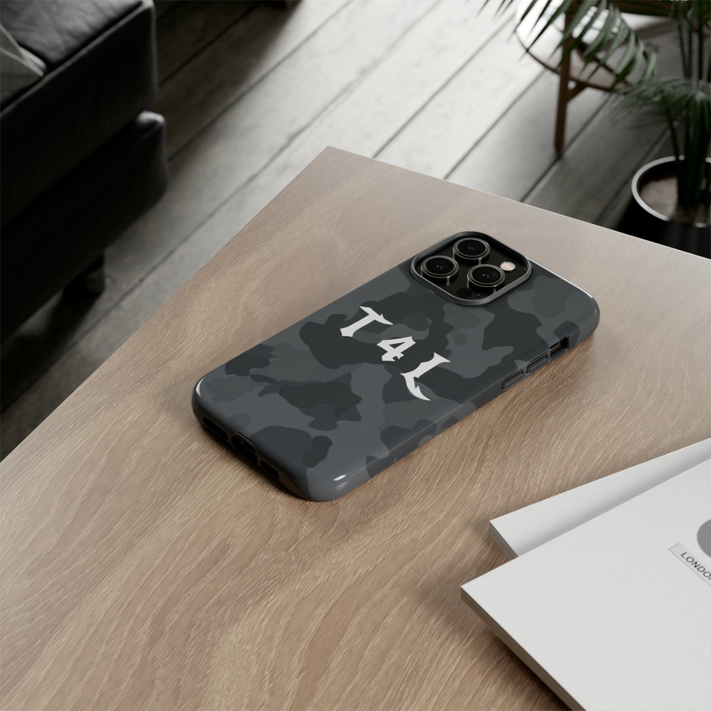 T4L Black Camo Phone Cases