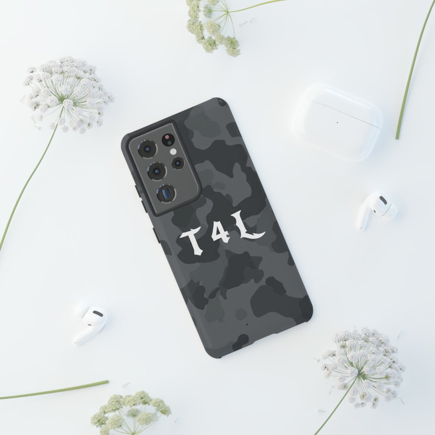 T4L Black Camo Phone Cases