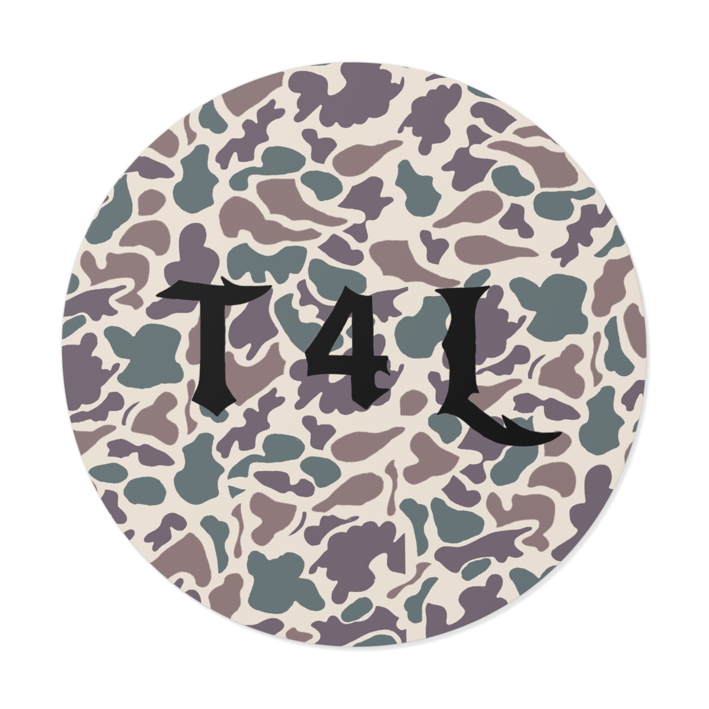 Retro Camo Sticker