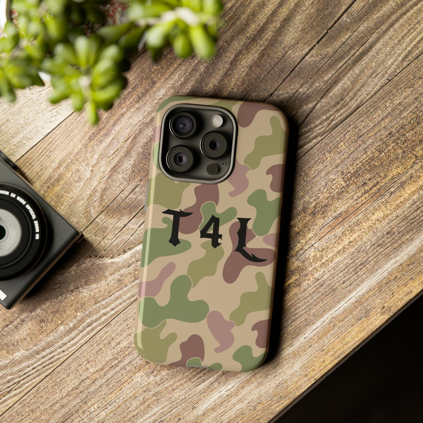 T4L Retro Camo V2 Phone Cases