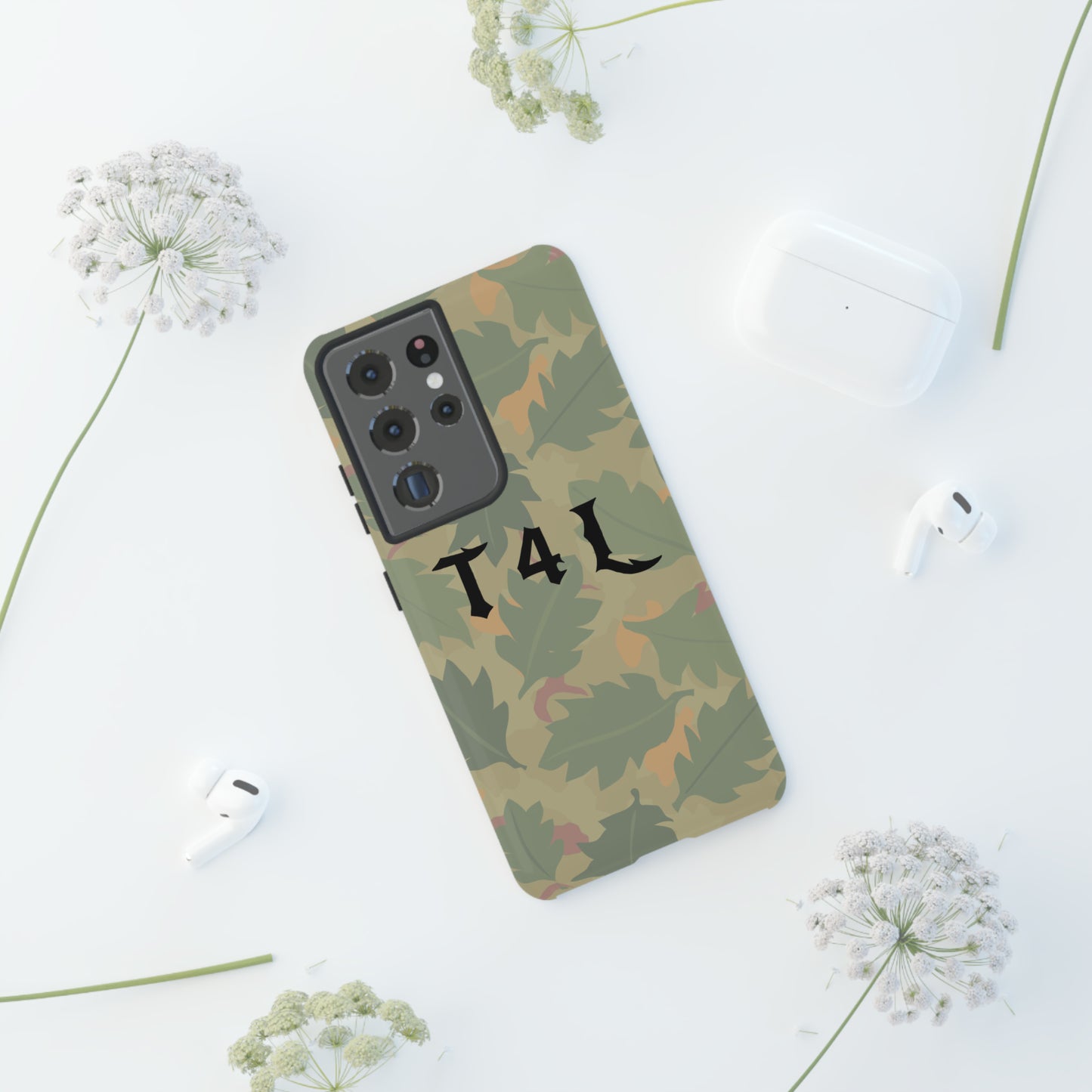 T4L leaf Camo Phone Cases