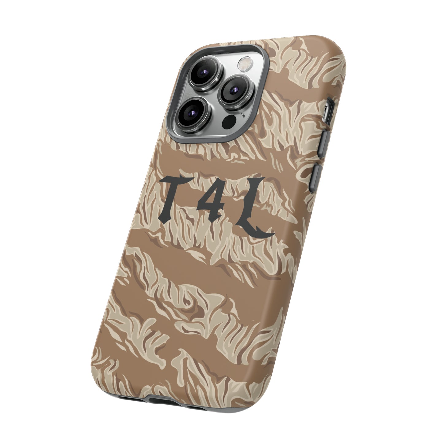 T4L Brown Tiger Stripe Phone Cases