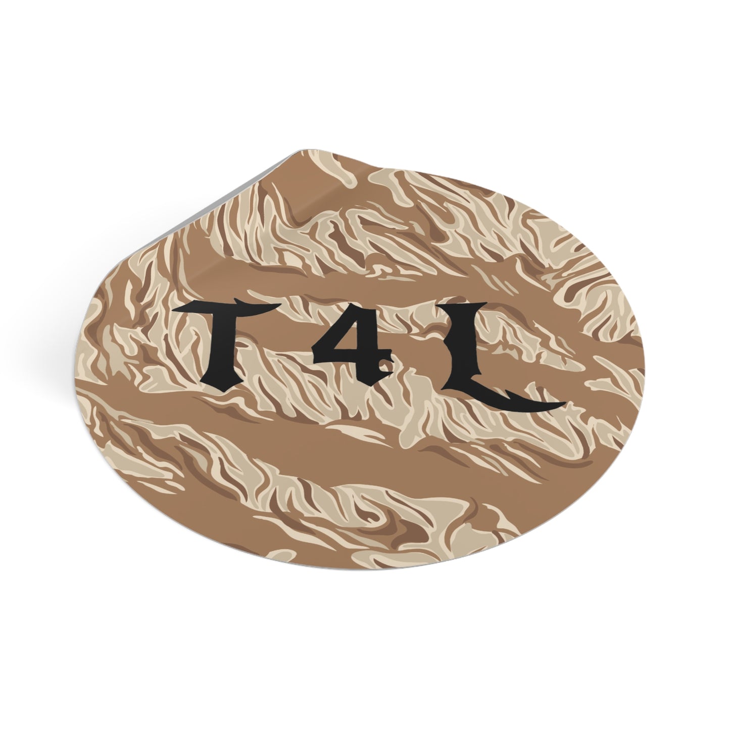 Brown Tiger Stripe Camo Sticker