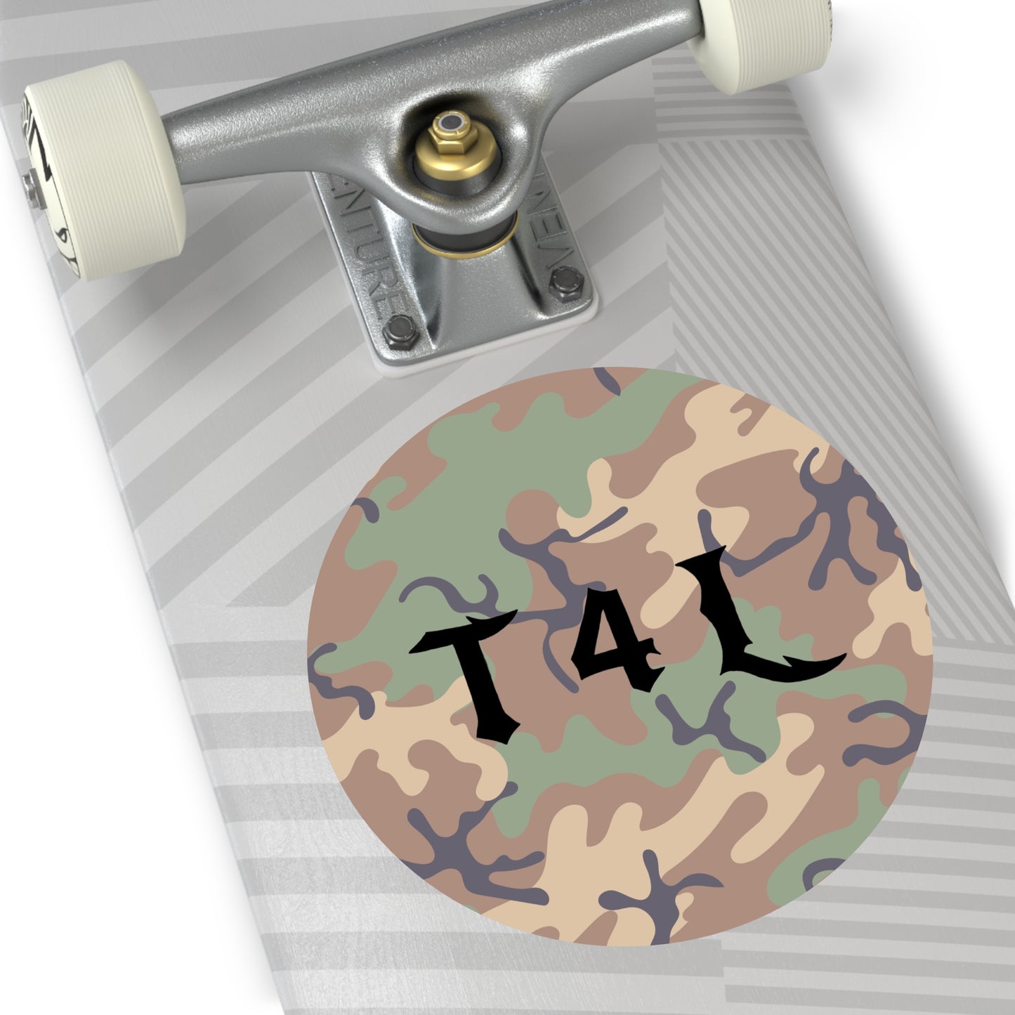 Woodland Camo Sticker