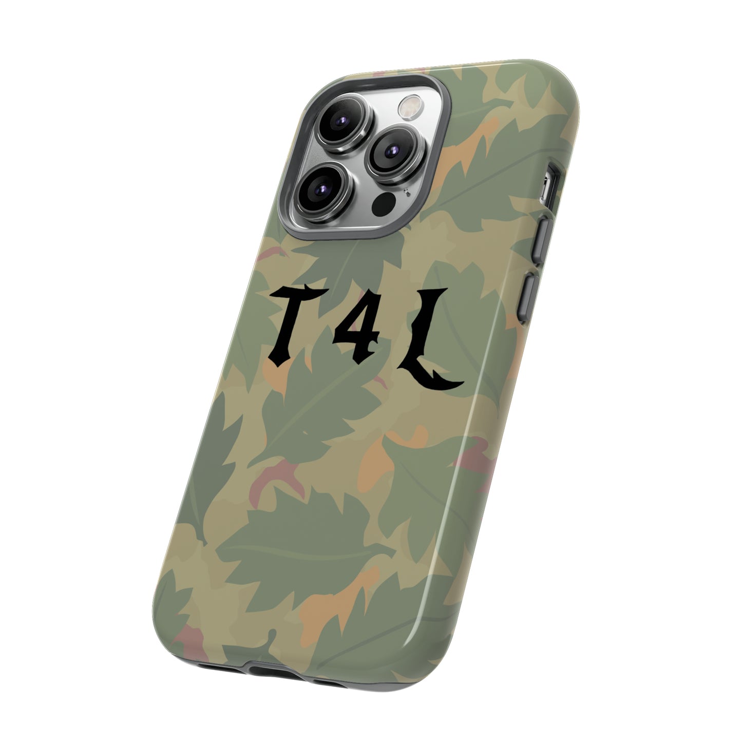 T4L leaf Camo Phone Cases