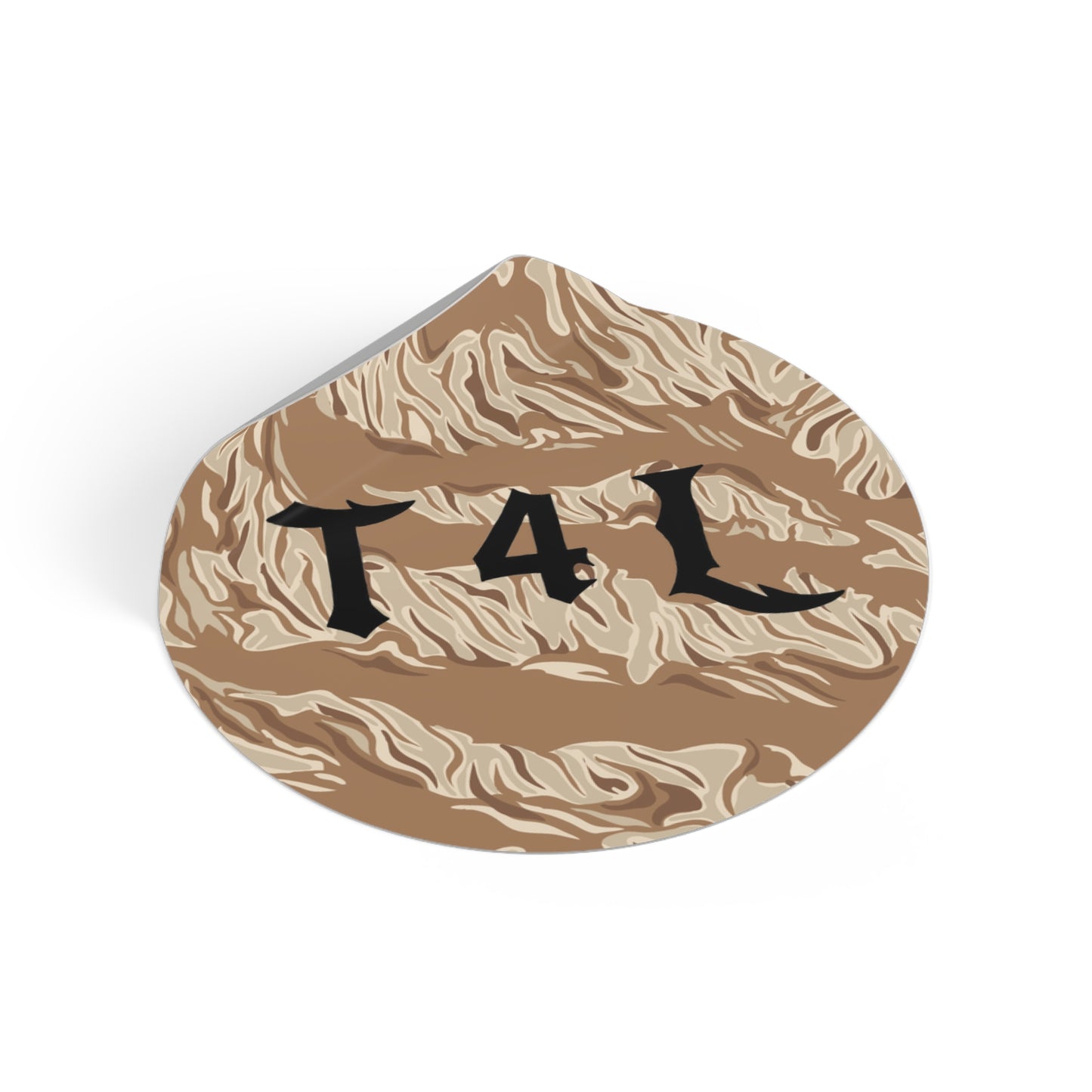 Brown Tiger Stripe Camo Sticker