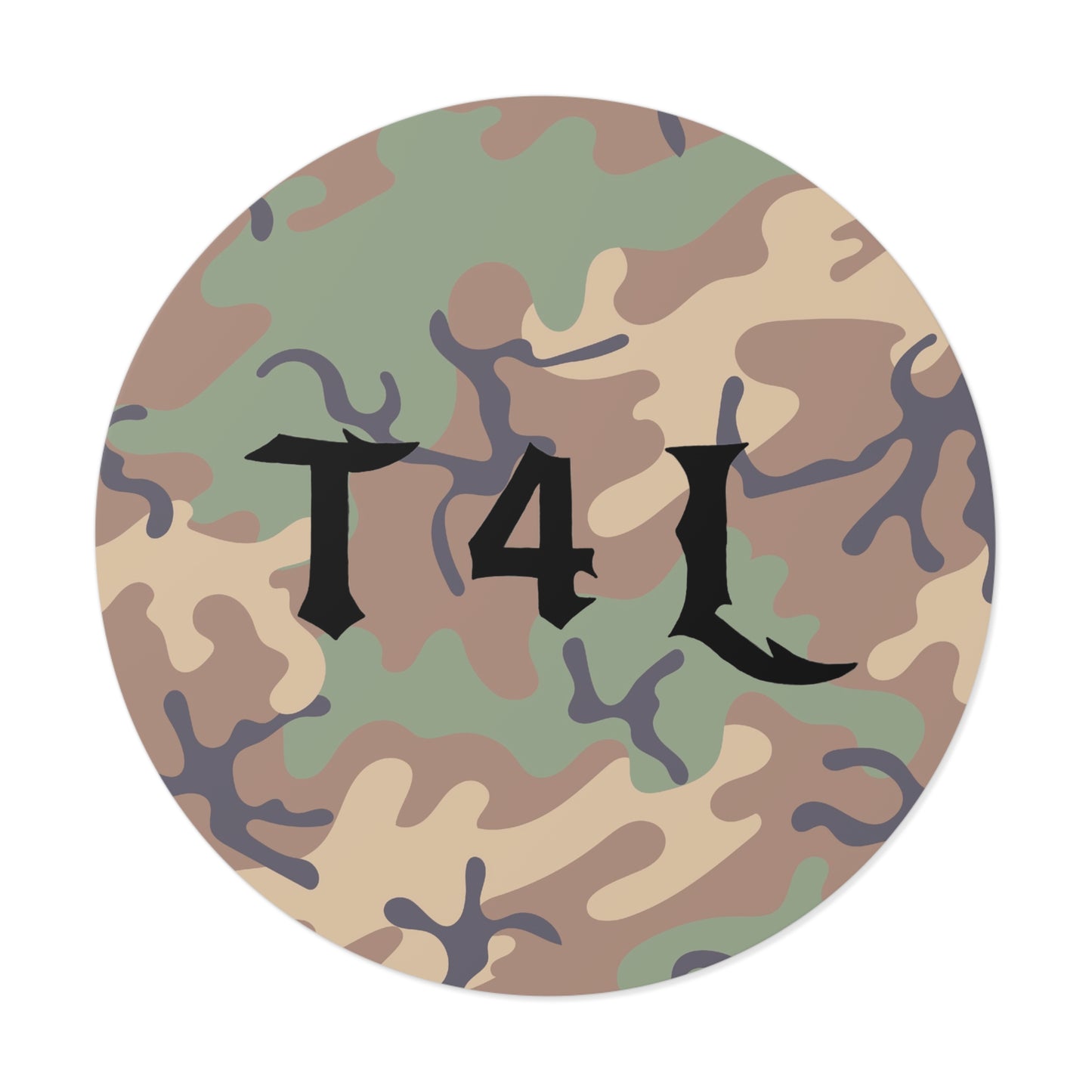 Woodland Camo Sticker