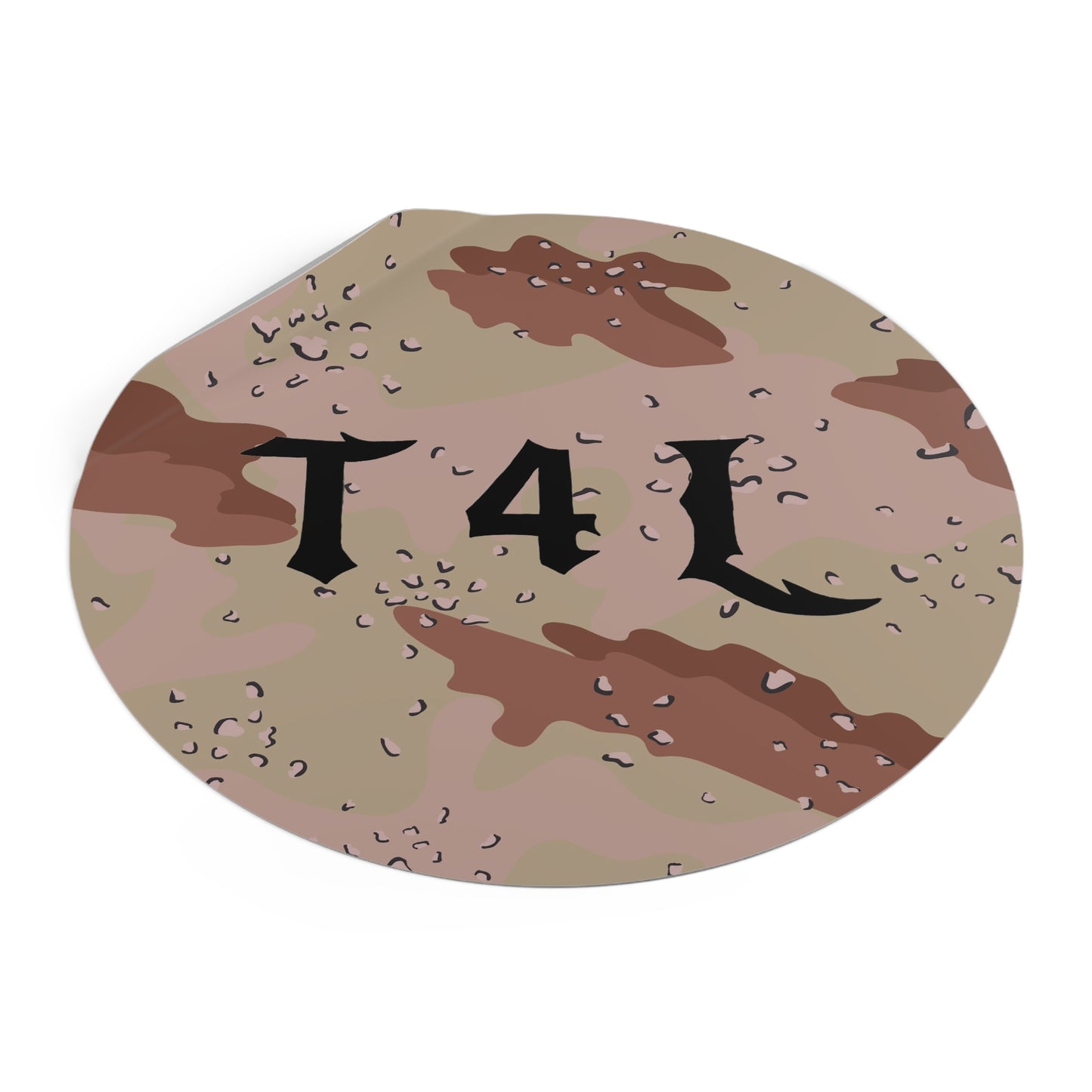 Choco Chip Camo Sticker