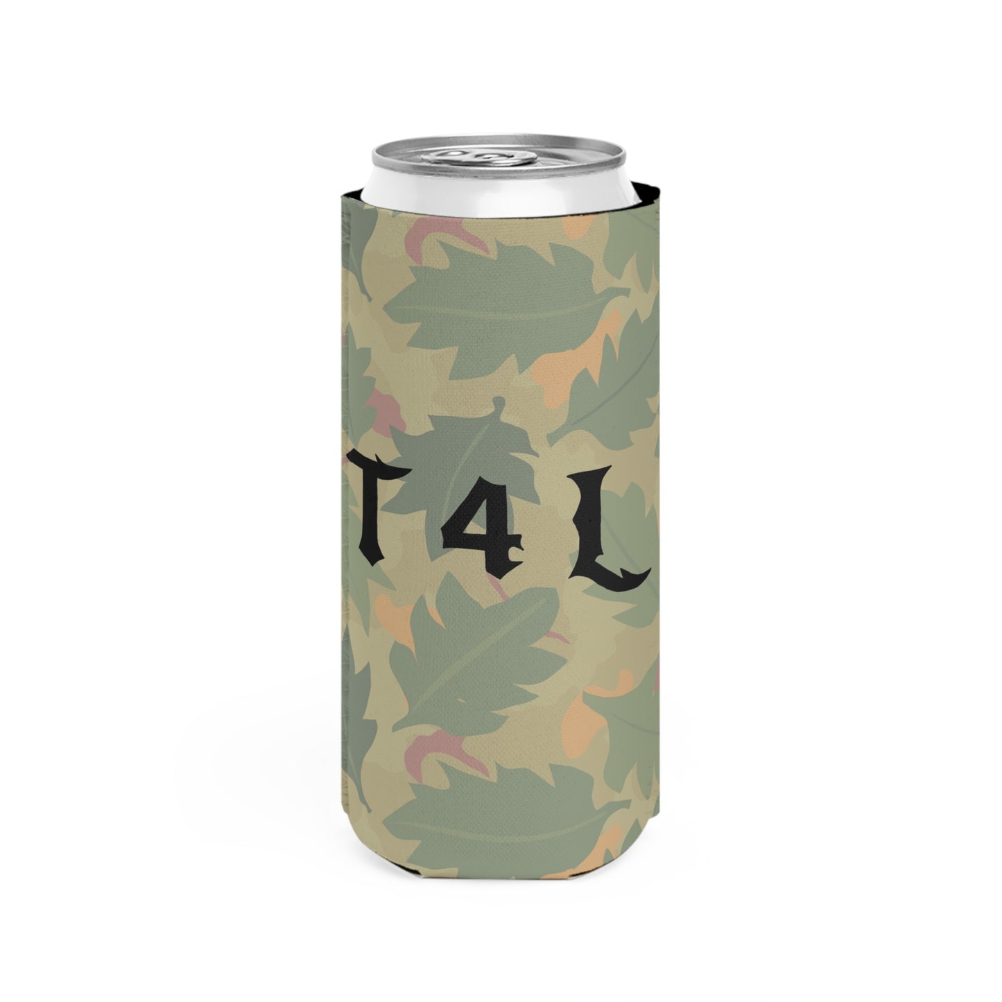 Leaf Camo Slim Koozie