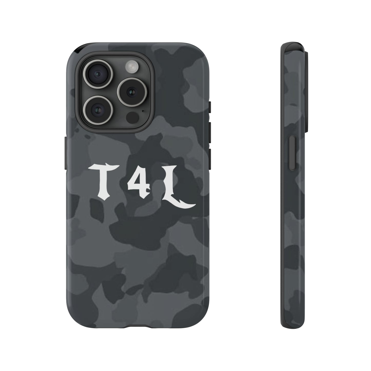 T4L Black Camo Phone Cases