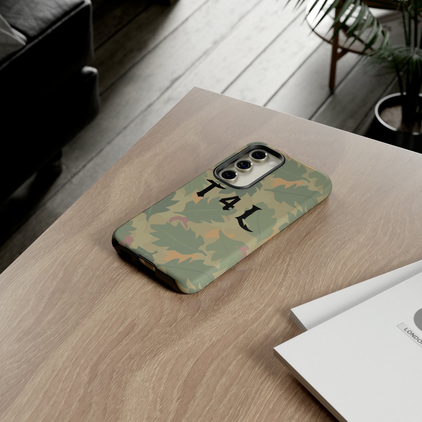 T4L leaf Camo Phone Cases