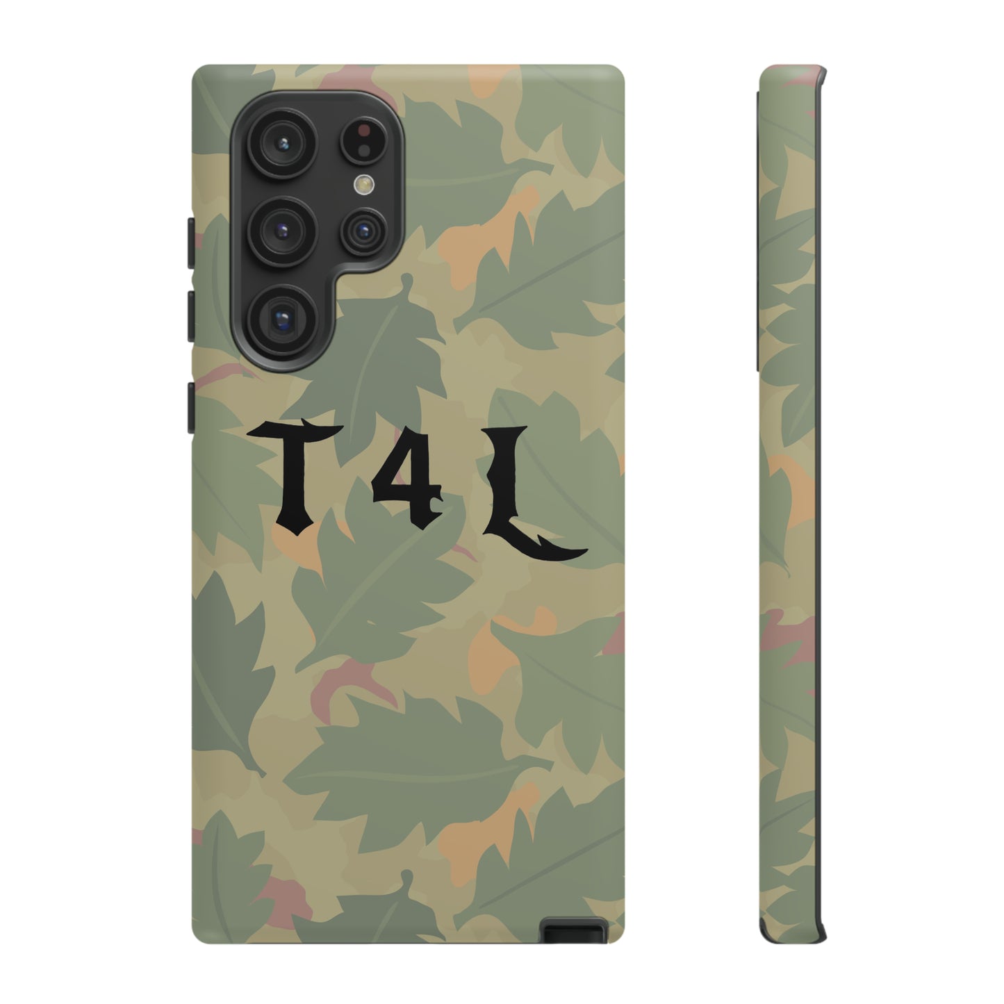 T4L leaf Camo Phone Cases