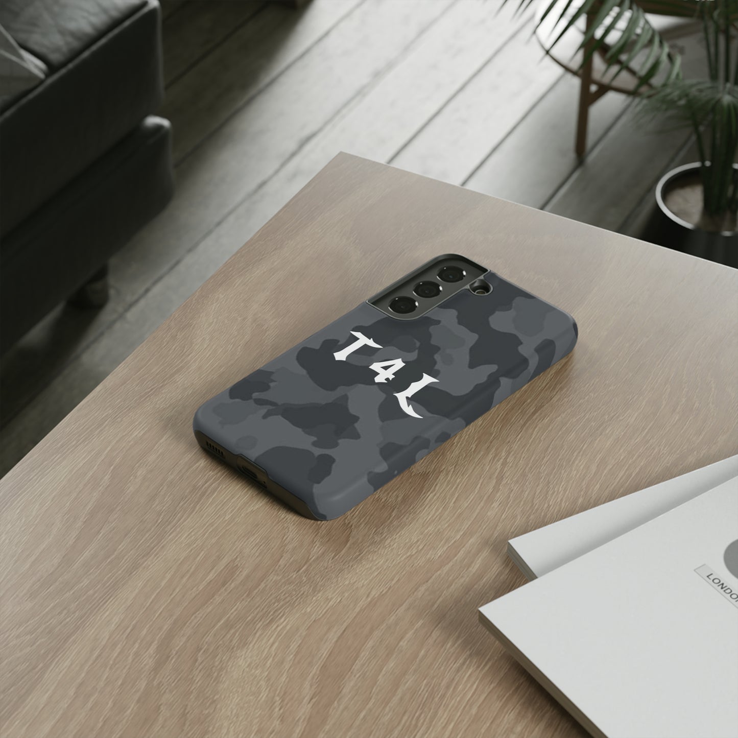 T4L Black Camo Phone Cases