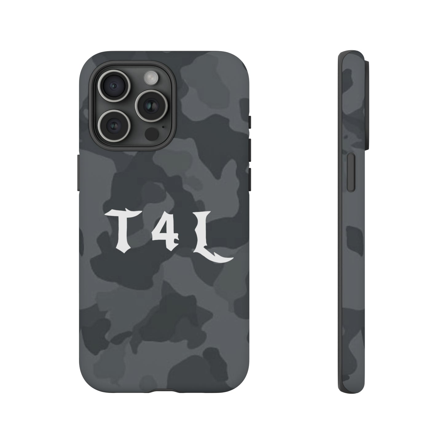 T4L Black Camo Phone Cases