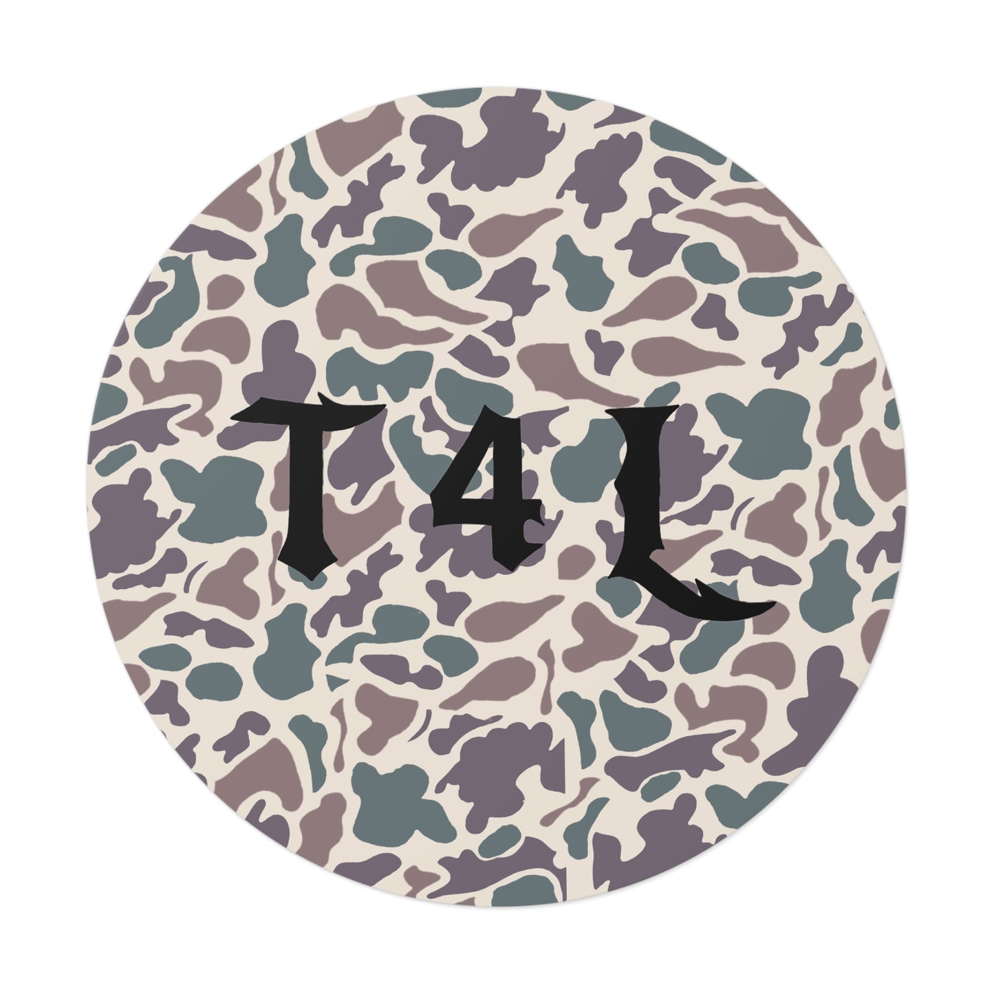 Retro Camo Sticker