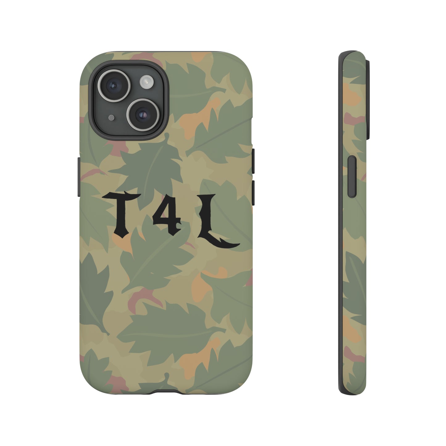 T4L leaf Camo Phone Cases