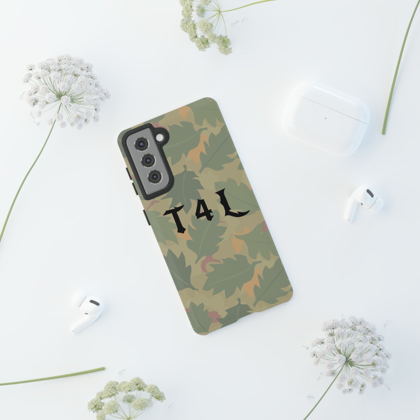 T4L leaf Camo Phone Cases