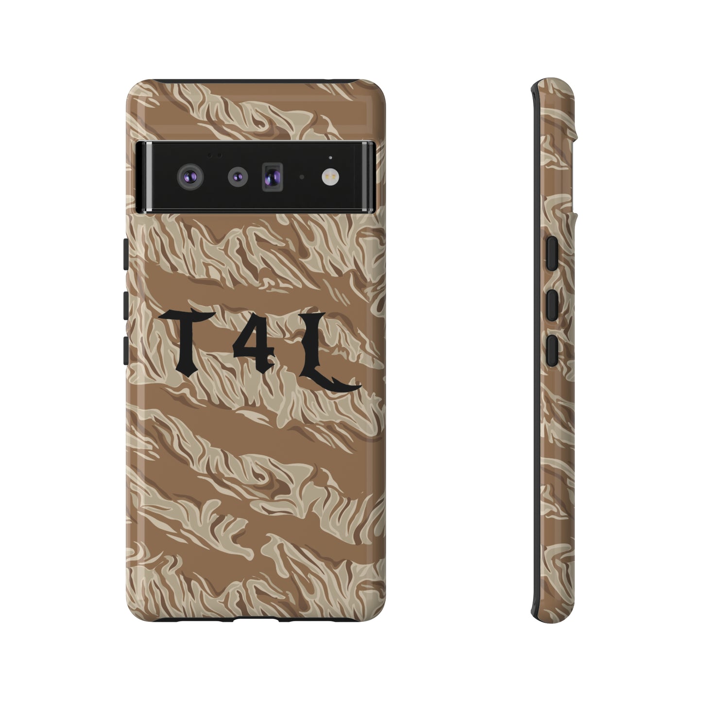 T4L Brown Tiger Stripe Phone Cases