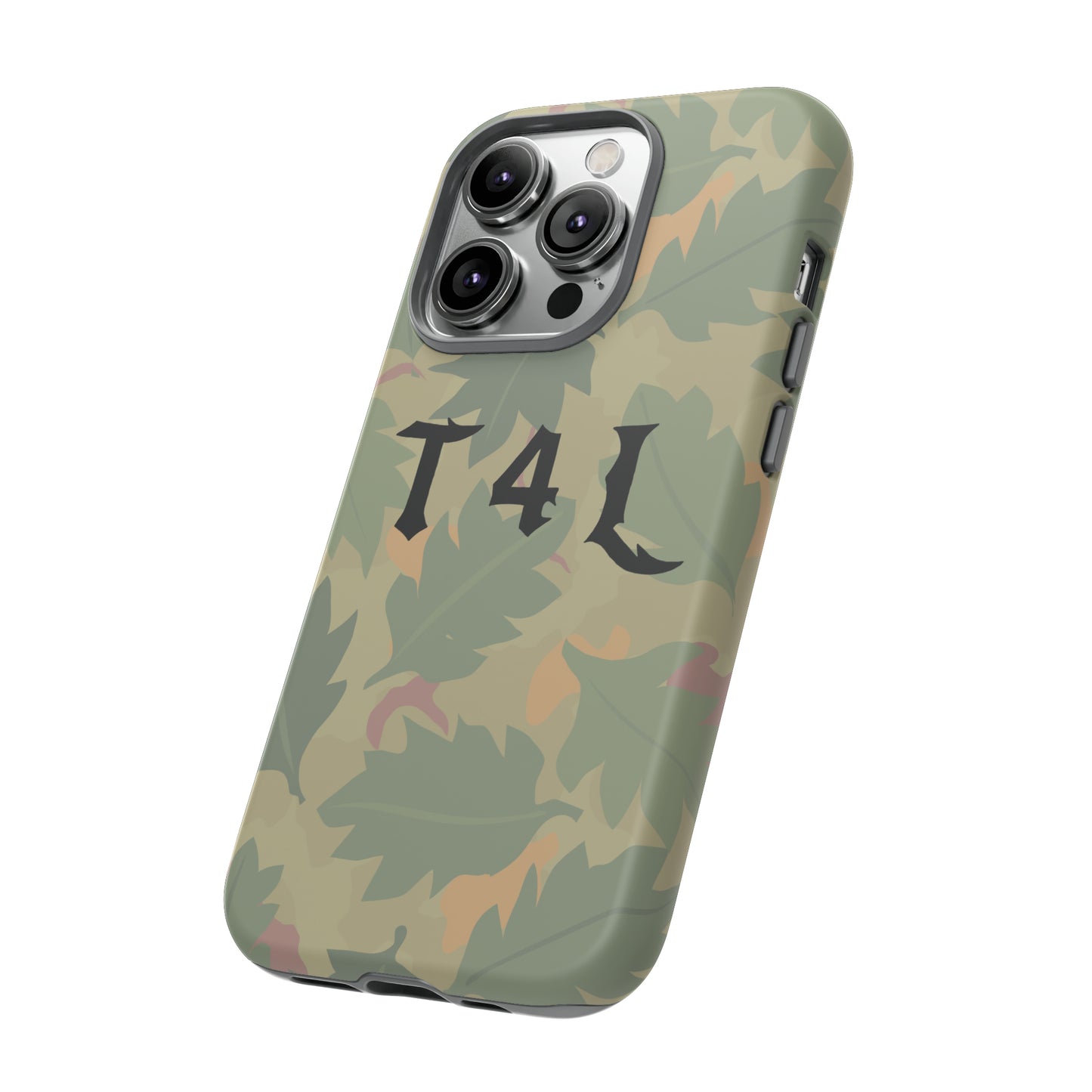 T4L leaf Camo Phone Cases