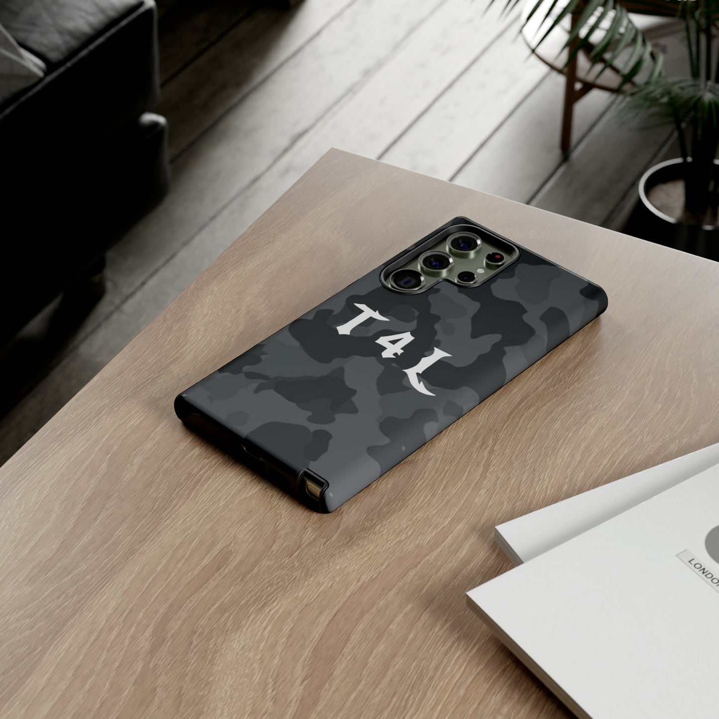 T4L Black Camo Phone Cases