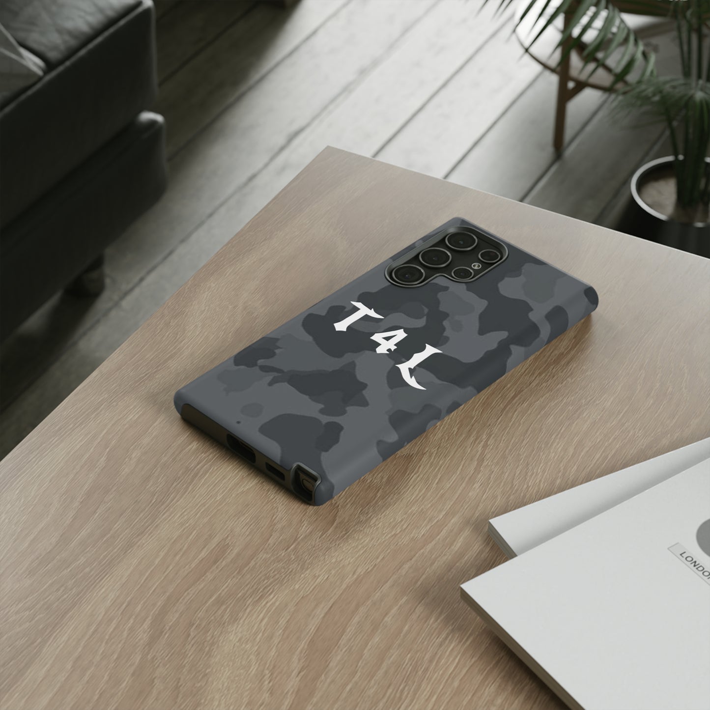 T4L Black Camo Phone Cases