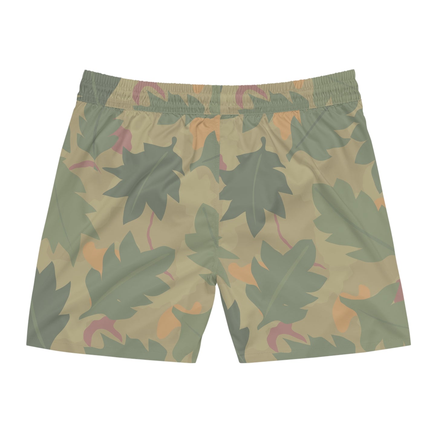 Leaf Camo Men's Mid-Length Swim Shorts