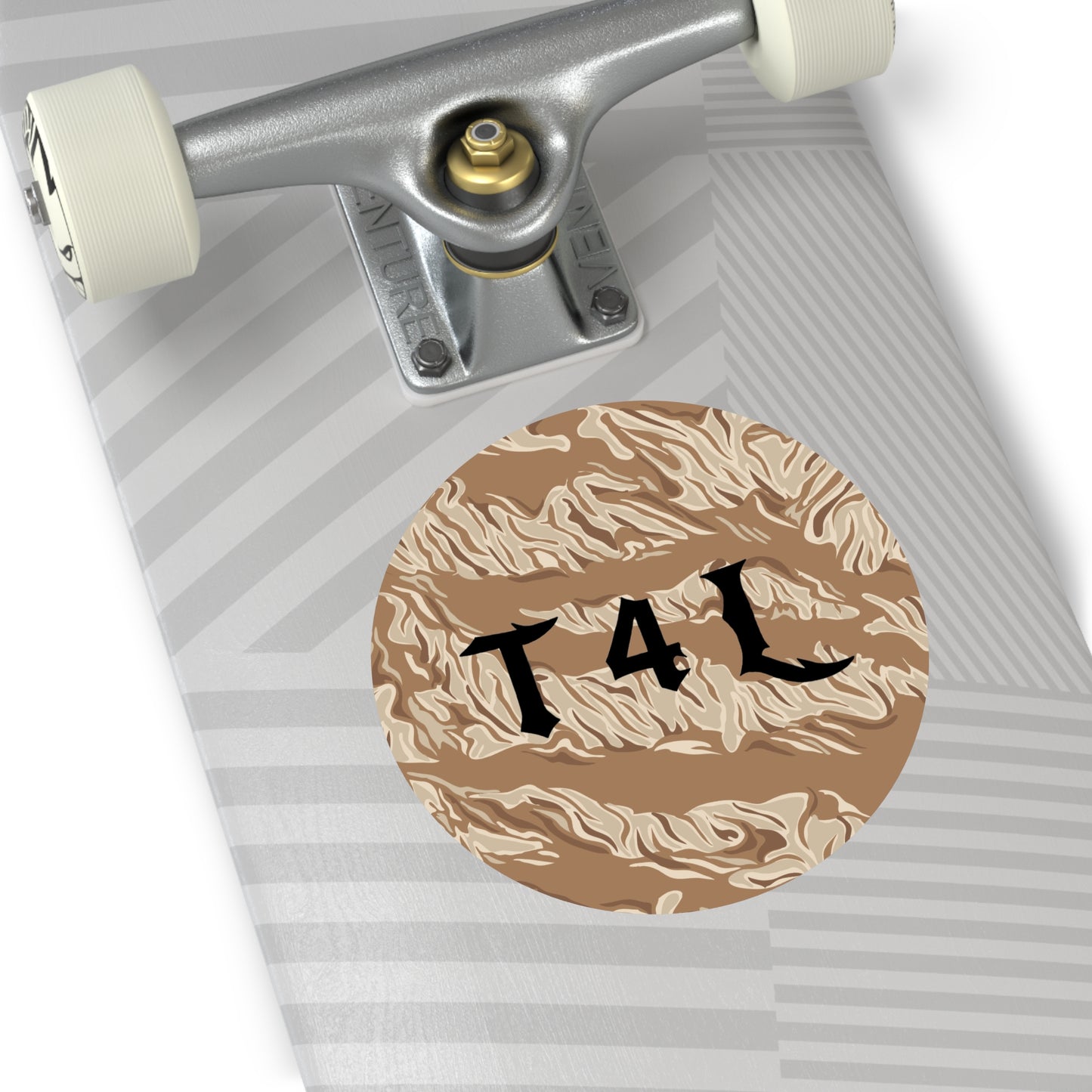 Brown Tiger Stripe Camo Sticker