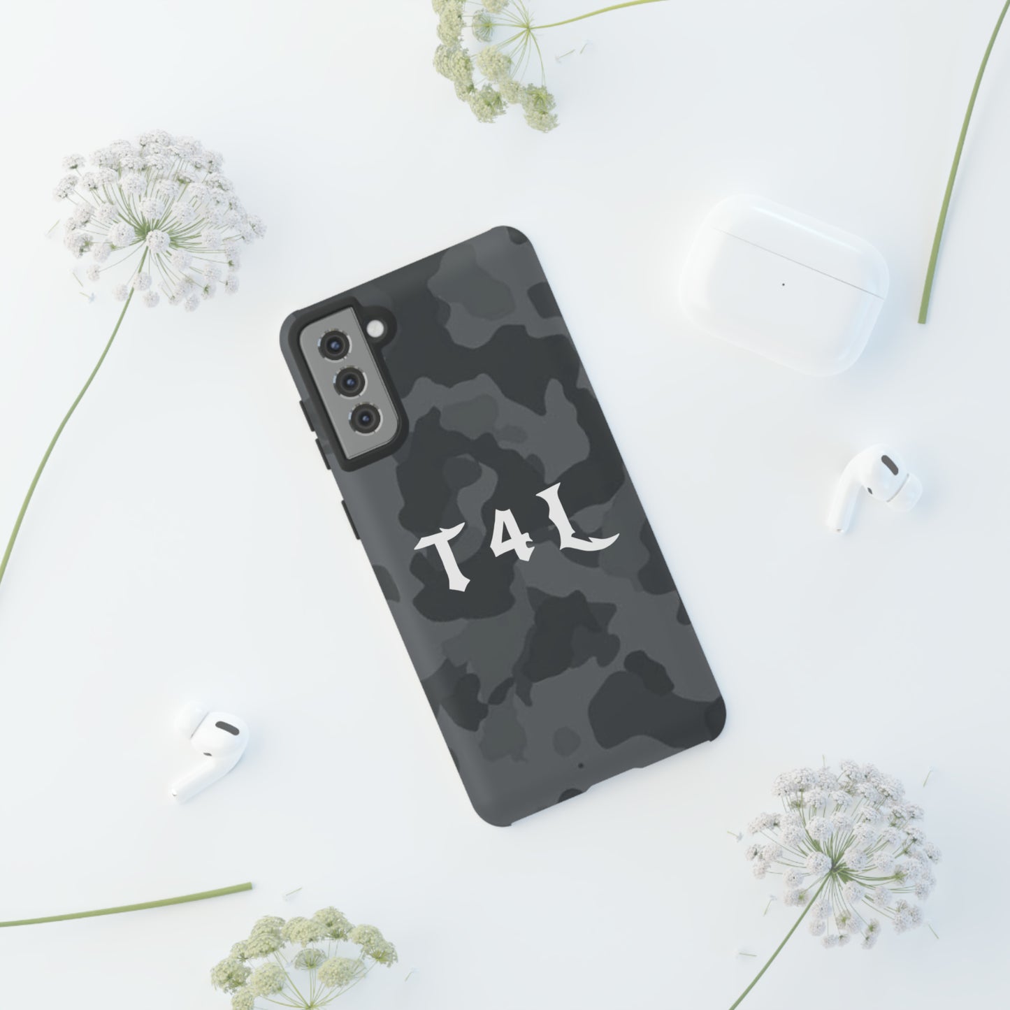 T4L Black Camo Phone Cases